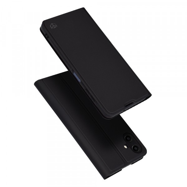 Husa pentru Samsung Galaxy A06 A065, Techsuit, Magskin Book, Neagra