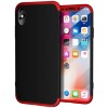 Husa iHunt GKK 360 iPhone X/XS, PC, Rosu - Protectie Completa