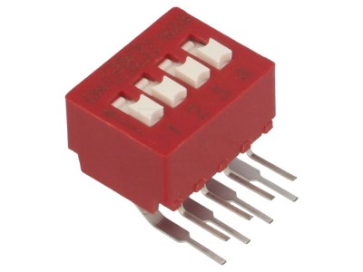 Comutator DIP-SWITCH 4 secțiuni OFF-ON foto