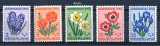 OLANDA 1953, Flora, serie neuzată, MNH