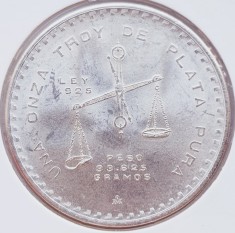 21 Mexic 1 Onza 1980 Medallic Silver Bullion Coinage km M49b argint