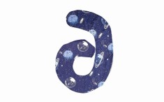 Husa aditionala pentru Perna mutifunctionala SomnArt de gravide Mami, Cosmos foto