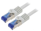 Patch Cord S/FTP Cat6a Gri 2m LSZH