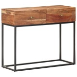 Cumpara ieftin Masa consola, 90 x 35 x 75 cm, lemn masiv de acacia