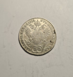 20 kreuzer 1828 E Monetaria Alba Iulia Piesa Frumoasa, Europa