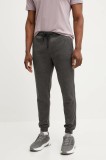 Rip Curl pantaloni de trening culoarea gri, neted