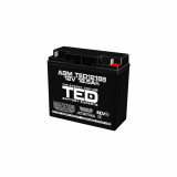 Cumpara ieftin Acumulator AGM VRLA 12V 18,5A dimensiuni 181mm x 76mm x h 167mm F3 TED Battery Expert Holland TED002778 (2), Ted Electric