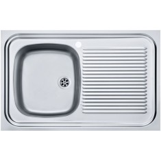 Chiuveta bucatarie Franke Dekor SXL 711 Eco 2, 800x500 mm, picurator dreapta, Inox