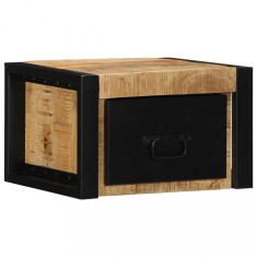 Gossi noptiere 2 buc 40x35x25 cm lemn masiv de mango
