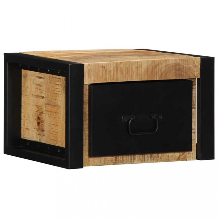 vidaXL Noptiere 2 buc 40x35x25 cm lemn masiv de mango 4015947