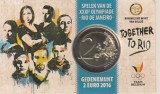 BELGIA 2 EURO MONEDA COMEMORATIVA 2016 JOCURILE OLIMPICE DE VARA RIO DE JANEIRO