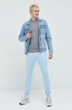 Hollister Co. pantaloni de trening barbati, neted