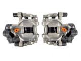 2X NEW OE BRAKE CALIPER + PADS REAR VW GOLF TOURAN T-ROC AUDI A3 Q2 SKODA OCTAVIA SEAT LEON TOLEDO 5Q0615405ER