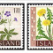 Islanda 1960 - flori, serie neuzata