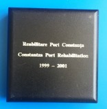 CUTIE PENTRU MEDALIA &quot; REABILITARE PORT CONSTANTA 1991 - 2001&quot;