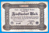 GERMANIA 500 MARCI MARK SEPTEMBRIE 1922 STARE FOARTE BUNA