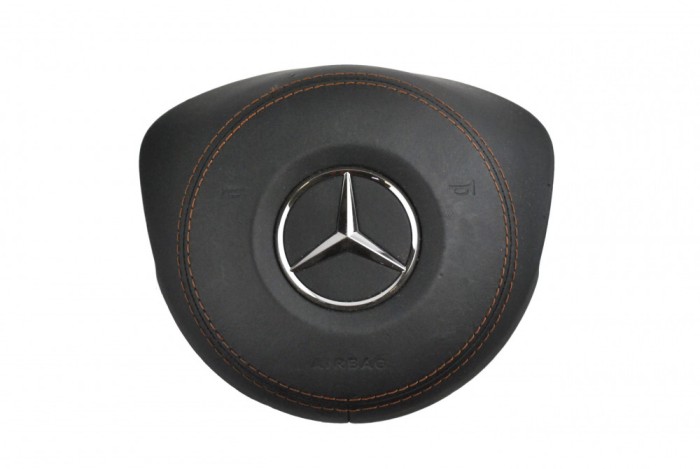 OEM AIRBAG STEERING WHEEL BLACK LEATHER MERCEDES W205 AMG