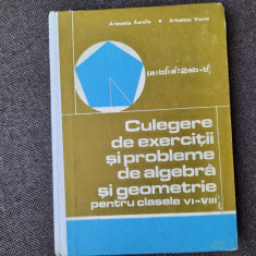 Aurelia Arimescu - Culegere de exercitii si probleme de algebra si geometrie