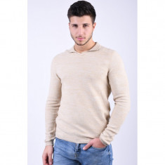 Pulover Jack&amp;amp;Jones Mist Polo Prairie Sand foto