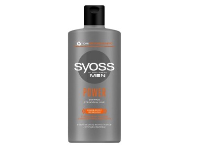Sampon pentru barbati Syoss Men Power, pentru par normal, formula cu cafeina, 440 ml foto