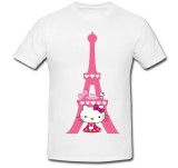 Tricou &quot; Hello Kitty, Paris &quot;