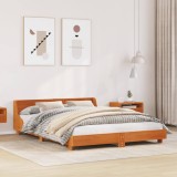 VidaXL Cadru pat fără saltea, maro ceruit, 120x200 cm, lemn masiv pin