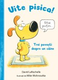 Cumpara ieftin Uite pisica! Trei povești despre un c&acirc;ine - David LaRochelle