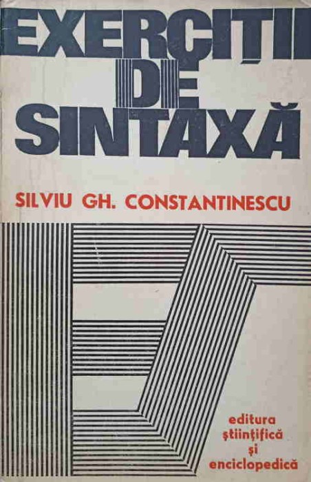 EXERCITII DE SINTAXA-SILVIU GH. CONSTANTINESCU-246571