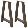 VidaXL Picioare de masă &icirc;n formă de A, 2 buc., 80x(72-73) cm, oțel 4012859