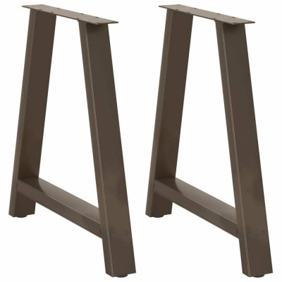vidaXL Picioare de masă &amp;icirc;n formă de A, 2 buc., 80x(72-73) cm, oțel 4012859 foto