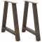 vidaXL Picioare de masă &icirc;n formă de A, 2 buc., 80x(72-73) cm, oțel 4012859
