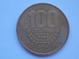 100 COLONES 1995 COSTA RICA-magnetic, America Centrala si de Sud