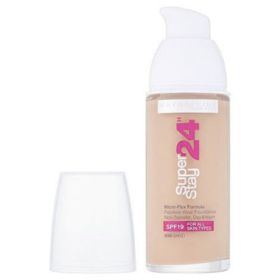 Fond de ten, Maybelline, Superstay 24 H Micro-Flex, 030 Sable Sand, 30 ml foto