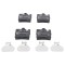 Placute frana Mercedes C-Class (W203), C-Class Coupe (Cl203), C-Class T-Model (S203), Clc-Class (Cl203), Clk (C208), Clk (C209), Clk Cabriolet (A209)