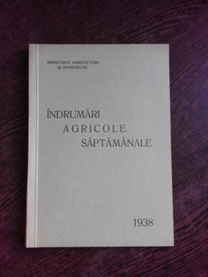 INDRUMARI AGRICOLE SAPTAMANALE, 1938 foto