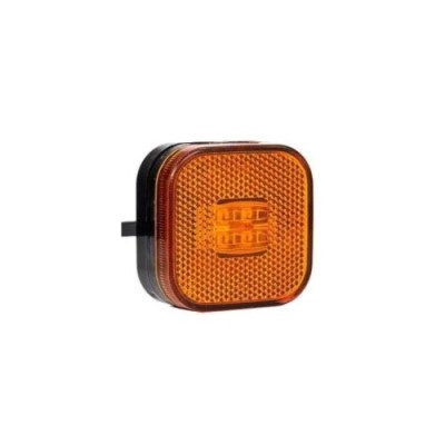 Lampa gabarit 62x62, LED, galbena, 12-36V, Fristom Cod:FT-027-Z Automotive TrustedCars foto