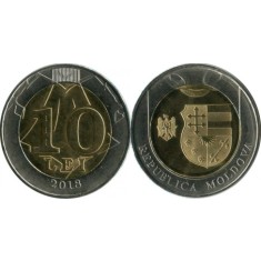 Moldova 2018 - 10 lei, circulata