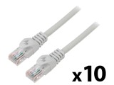 Patch cord U/UTP 6 litat CCA PVC gri 1,5m 26AWG