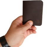 Cumpara ieftin Portofel personalizabil barbati din piele naturala, Jack S, maro