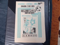 program U Craiova - A S Monaco