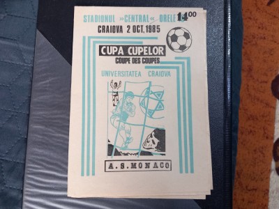 program U Craiova - A S Monaco foto