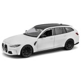 Macheta auto BMW M3 Touring 2023 scara 1:24 alb