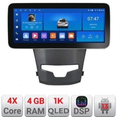 Navigatie Ssangyong Korando 2014-2019 K-1159 Edotec 4+64 12.3 inch Incell 1K android Wifi 5Ghz gps internet S CarStore Technology foto