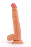 9.5&quot; Real Extreme - Dildo Realistic cu Testicule, 24 cm, Orion