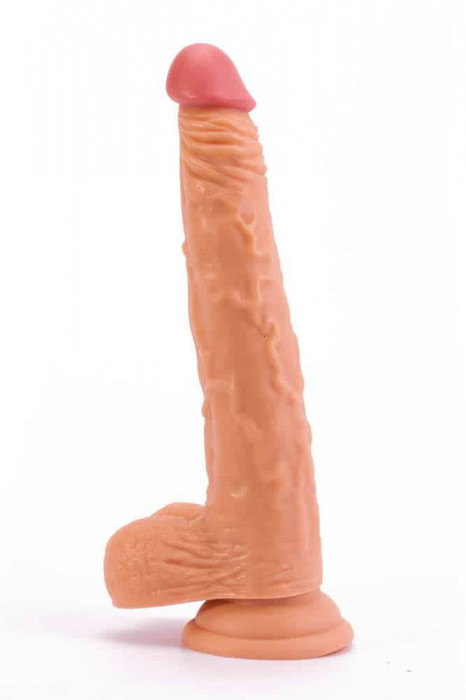 9.5&quot; Real Extreme - Dildo Realistic cu Testicule, 24 cm