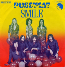 Pussycat - Smile (1976, EMI) Disc vinil single 7&amp;quot; foto