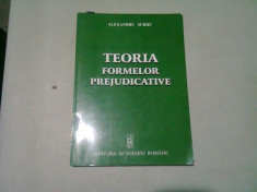 TEORIA FORMELOR PREJUDICATIVE - ALEXANDRU SURDU foto