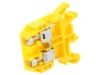 Conector de &Icirc;mbinare Șine 0,5-10mm2 2 Borne Galben 690V