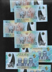 Namibia 30 dollars dolari 2020 unc comemorativa pret pe bucata