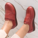 Pantofi dama casual Rosii din Piele Naturala Jarin, 36